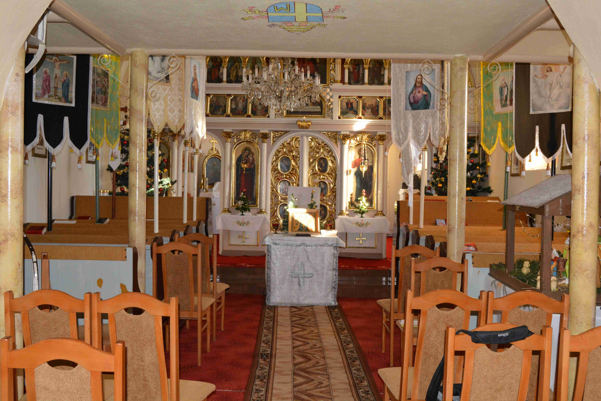 Volica - interiér chrámu